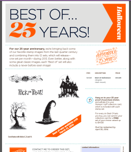 Best of Halloween stamp set