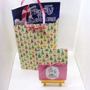 Gift bag created using Birthday Basics dsp