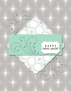 Winter Frost Designer Series Paper digital New Year card