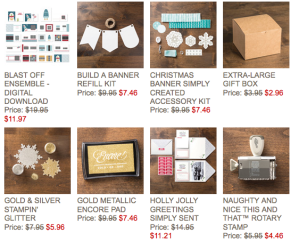 Stampin' Up! Weeky Deals for 12-17-13