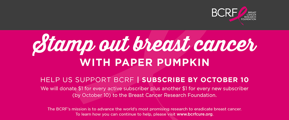 Breast Cancer Research Foundation Paper Pumpkin 