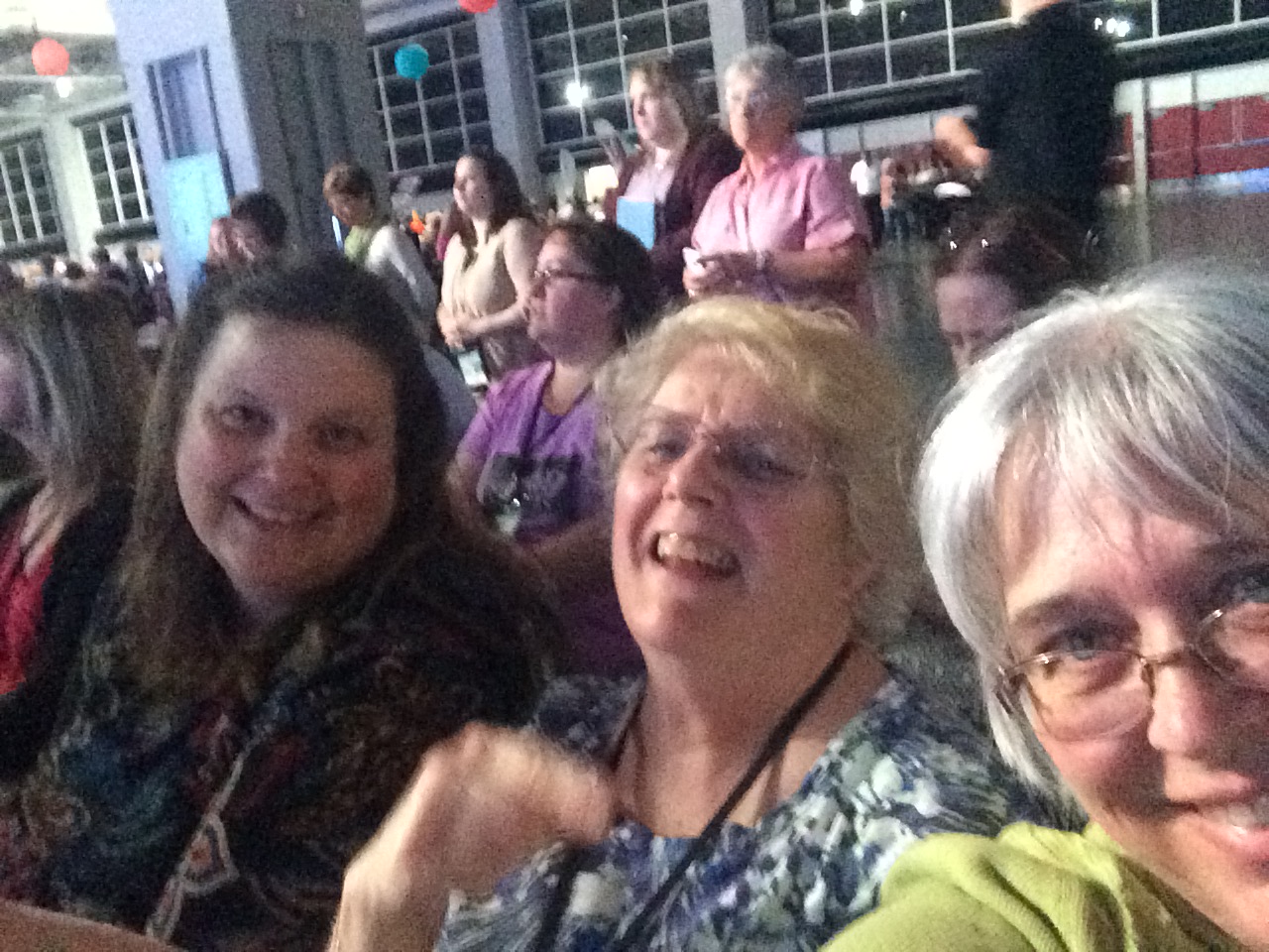 Photo of me, Ruthie and Michelle at OnStage Live