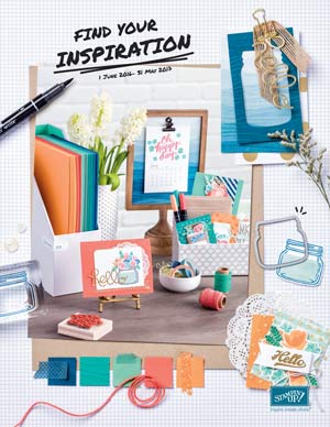 Front cover of 2016-2017 Stampin' Up! Annual Catalog