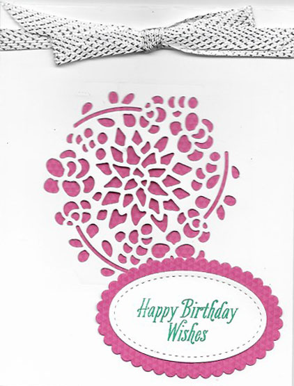 handmade birthday card created with Window Box Thinlits Die