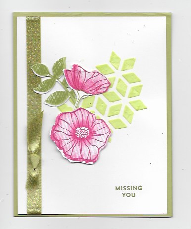 handmade greeting card using O So Eclectic Bundle and embossing paste