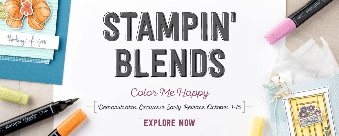 Stampin" Blends banner