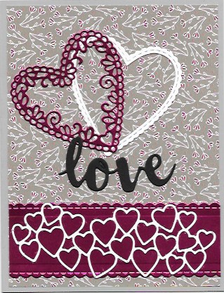 photo of a Valentine created with Be Mine Stitched Framelits