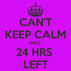 photo says only 24 hours left