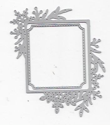 photo of two of the Frosted Frame dies, a beautiful new stamping toy I just received