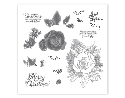 images in the Christmastime Is Here stamp set