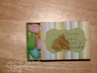 Easter treat matchbox