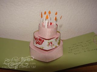 Jeni's Birthday Cake card inside