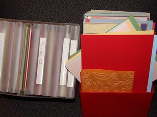 Half and quarter sheet storage Half and quarter sheet storage