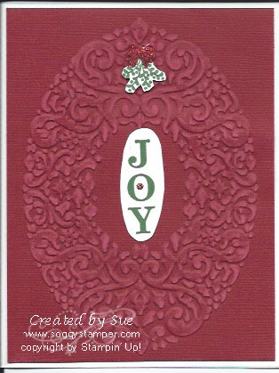 Christmas Joy Sanded Co'ordinations 