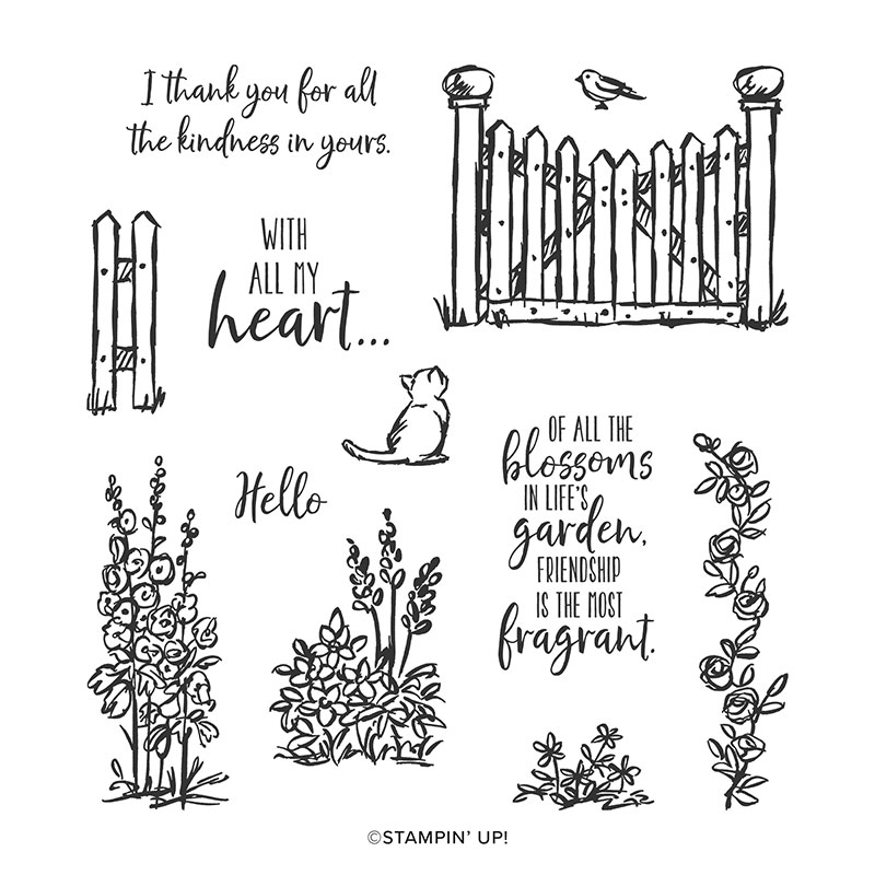 photo shows index of Grace's Garden stamp set