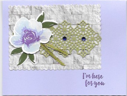 Handmade greeting card using the beautiful All Things Fabulous Bundle