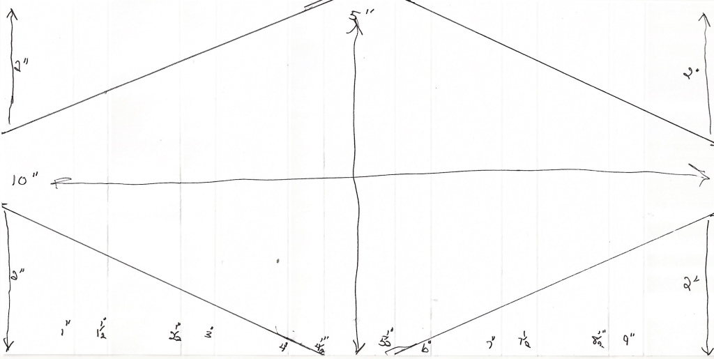 Double Folded Fancy Fold Template