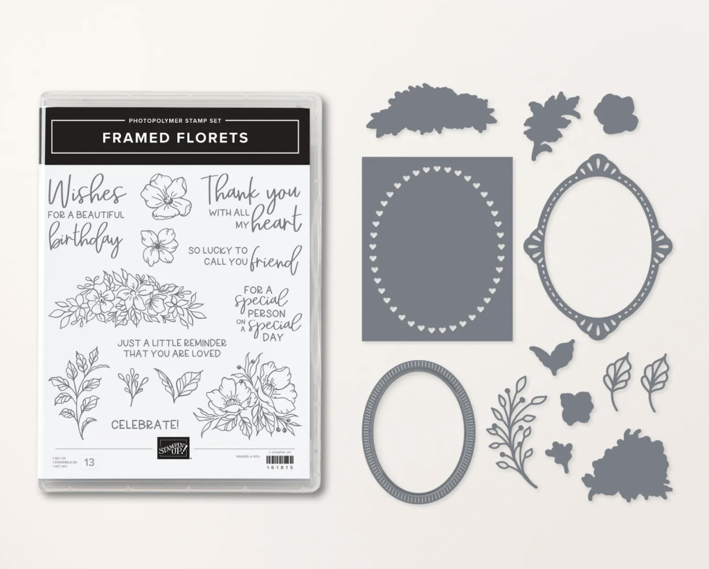 This image is of the November Bundle of the Month, the Framed Florets Bundle