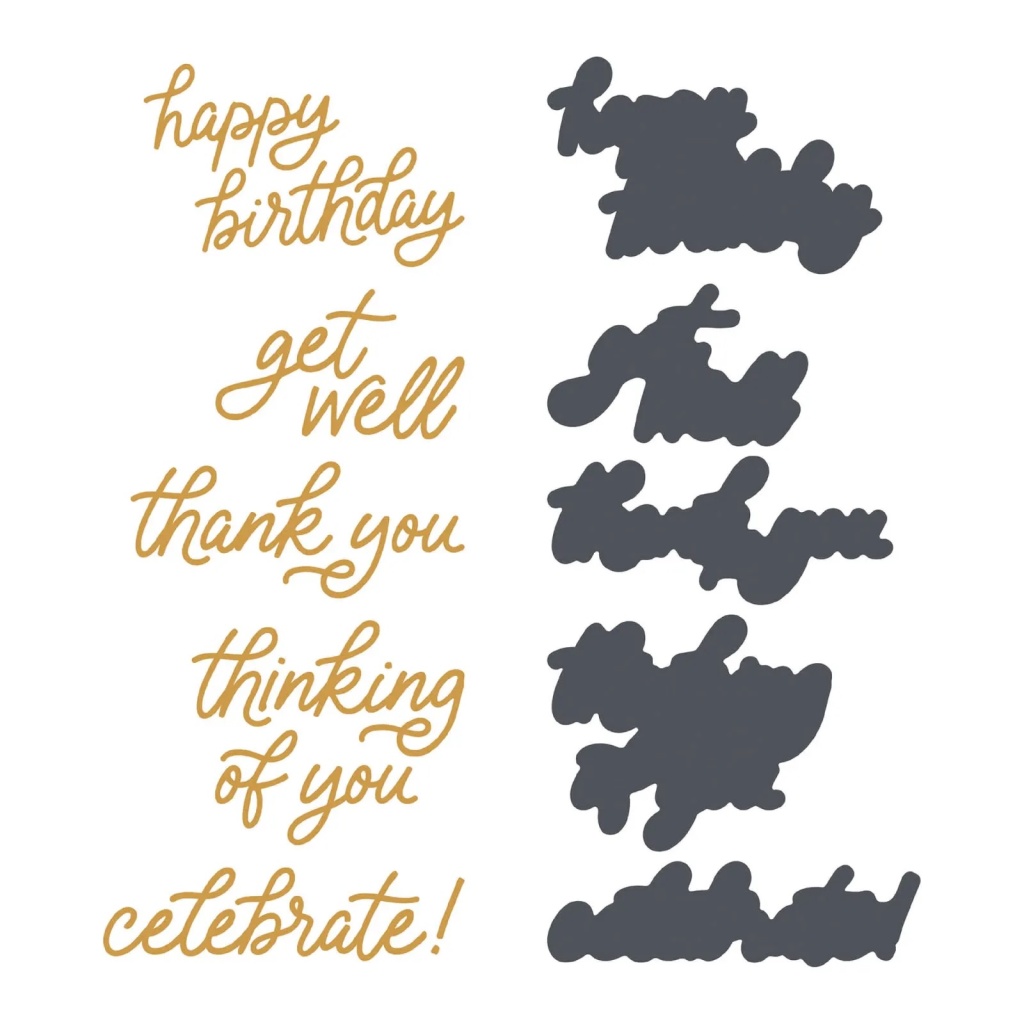 image is of the Classic Greetings Hot Foil Dies